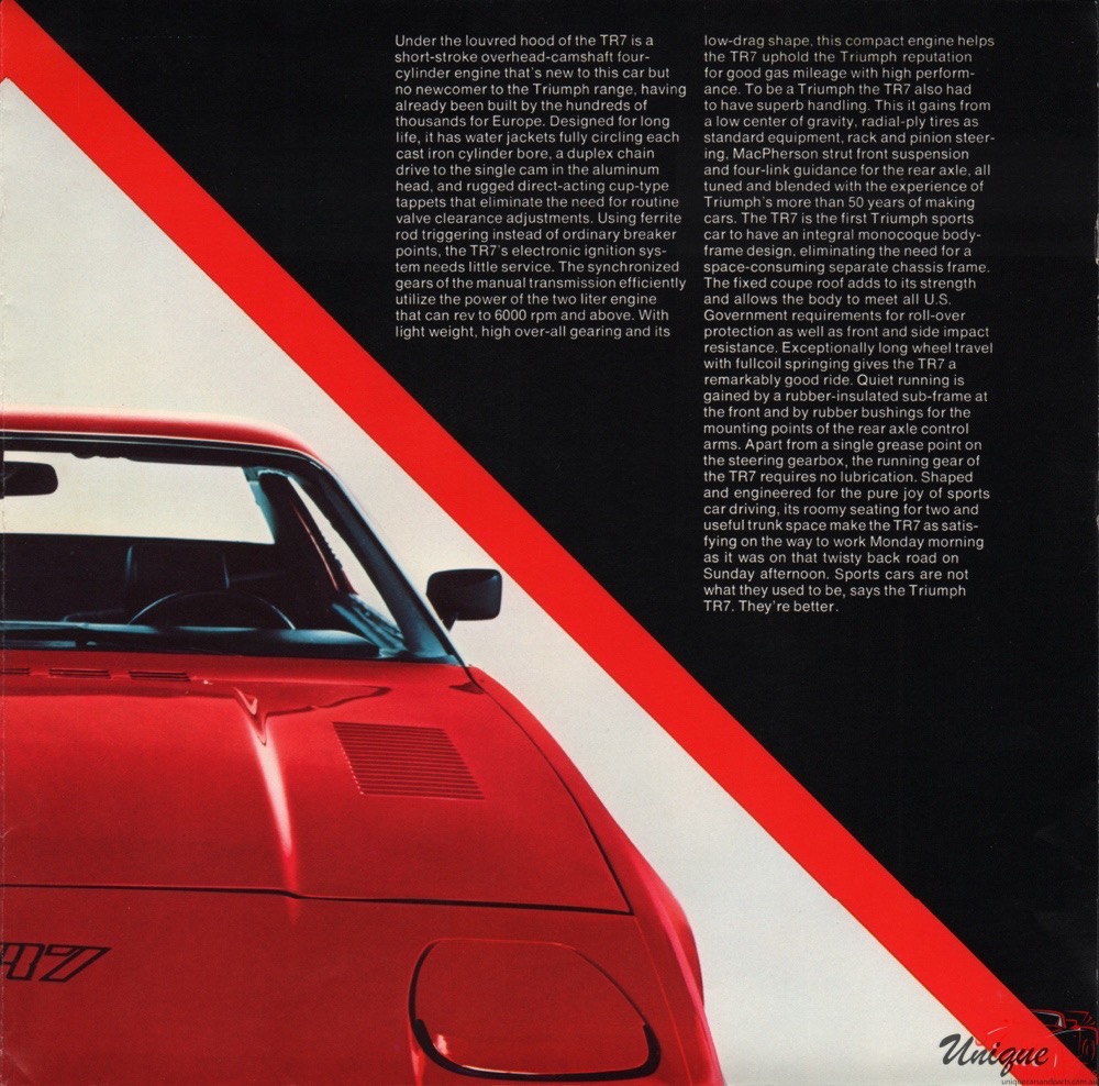 1975 Triumph TR7 Brochure Page 6